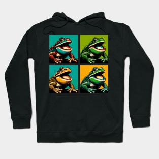 Pacman Frog Pop Art - Cool Frog Hoodie